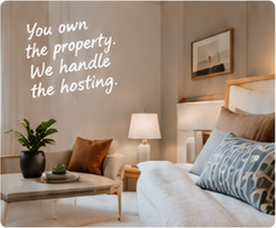 You own the property. We handle the hosting.